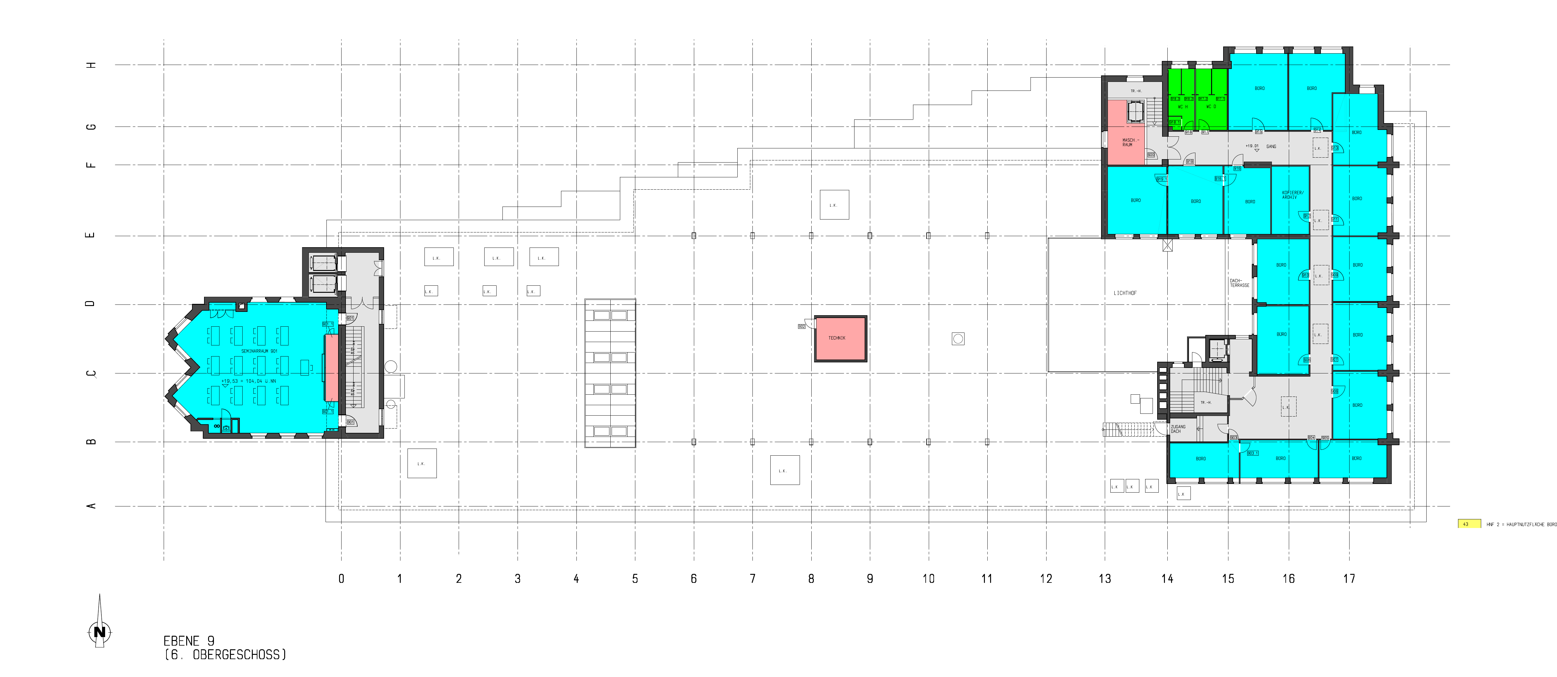 Bestandszeichnung Ebene 11